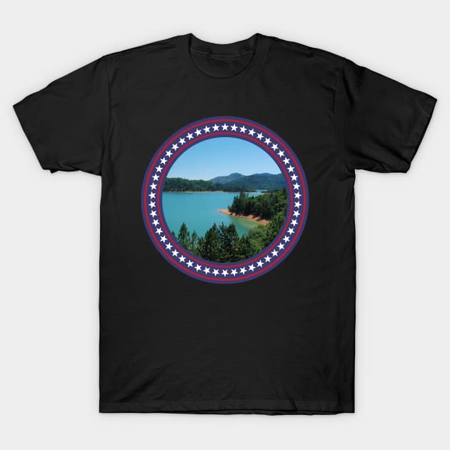 Lake Shasta T-Shirt by MonkeyBusiness